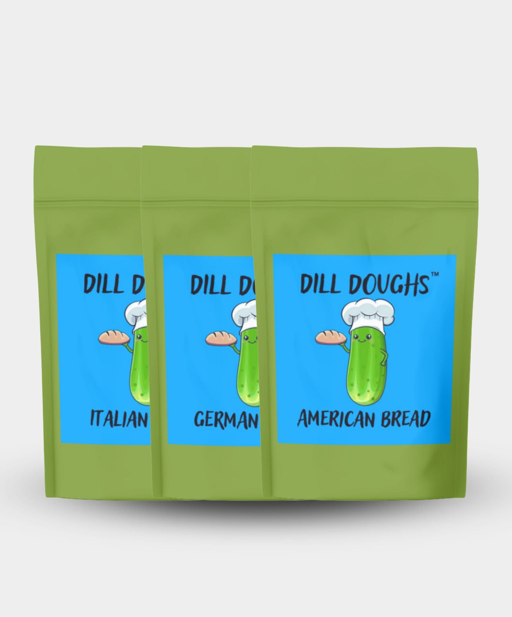 Dill Doughs - Threesome [American, Italian, German Bread Mixes]