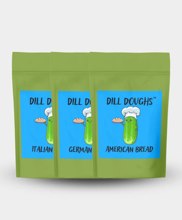 Dill Doughs - Threesome [American, Italian, German Bread Mixes]
